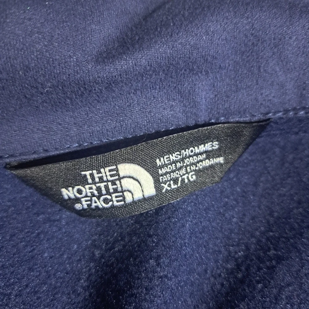 The North Face Mens XL Navy Blue 1/4 Zip Pullover Poly‎ Blend